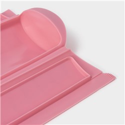 Конверт для запекания Доляна «Макси», силикон, 26×14×7.5 см, цвет розовый
