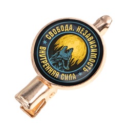 HZF-0373 Заколка Волк воет на луну