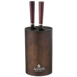 ПОДСТАВКА ДЛЯ НОЖЕЙ AGNESS "BEST" УНИВЕРСАЛЬНАЯ,11*18СМ