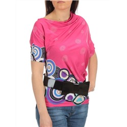 5962 PINK Туника женская (90% полиэстер, 10% эластан)