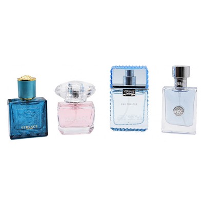 Подарочный набор Versace Unisex 4x30 ml ( 3 аромата мужских + 1 женский )