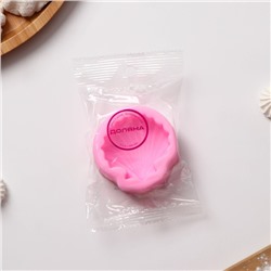 Молд для заливки Доляна «Ракушка», силикон, d=6 см, розовый