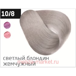 OLLIN PERFORMANCE 10/8 светлый блондин жемчужный 60мл Перманентная крем-краска для волос