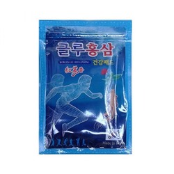 Лечебный пластырь с глюкозамином и красным женьшенем Korean Glu Red Ginseng Greenon, Hanil 20 шт