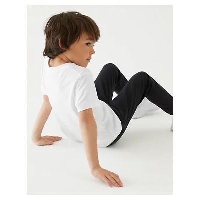 2pk Unisex Pure Cotton School T-Shirts (2-16 Yrs)