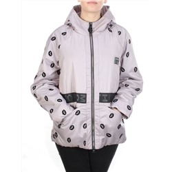 ZW-2166-C PINK POWDER Куртка демисезонная женская BLACK LEOPARD (100 гр.синтепона)