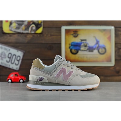 Премиальные New Balance 574 из натуральной замши