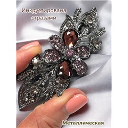 Заколка-автомат металлическая "Византия" Арт З/1 цвет 3