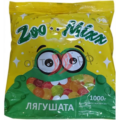 Мармелад ZooMixx Лягушата Mix пп/п вес, Рахат, 1кг