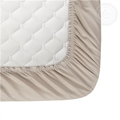 Простыня на резинке из сатина Опал Арт Дизайн