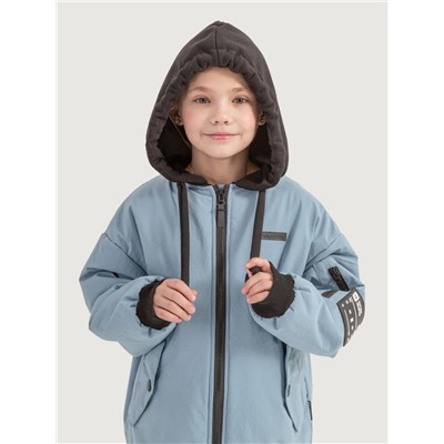 Куртка утеплённая для девочки NIKASTYLE 4м4225 Эвкалипт
