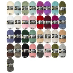 Пряжа Color City Angora Кролик серебристый