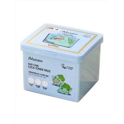 JMsolution Успокаивающие тонер-пэды с экстрактом центеллы / Easy Care Cica Toner Pads, 70 шт.