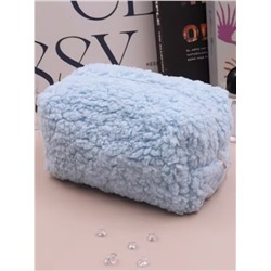 Kristaller Косметичка женская плюшевая «Тедди», голубой