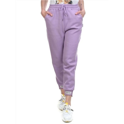 05 LILAC Брюки спортивные женские на флисе (100% хлопок) 7986