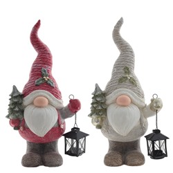 GAEM Фигурка декоративная "Гном" (с подсвечником), L27 W17 H51 см, 2в.