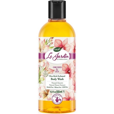 DALAN LE JARDIN Гель для душа ORCHID&LILY Орхидея и Лилия 500 мл
