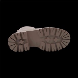 Ботинки из натуральной кожи на меху РА18-2 бежевые