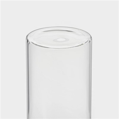 Банка для хранения сыпучих «Классика», 650 мл, 8.5×16 см, с пробковой крышкой, стекло