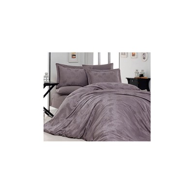 Сатиновое Постельное Белье Евро 2 сп. JACQUARD SATEN First Choice