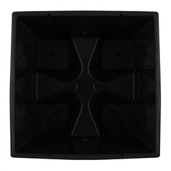 Горшок для цветов InGreen London CUBE 250х250 мм, 11,6 л, c дренажной вставкой IG780110006 калифорнийский миндаль