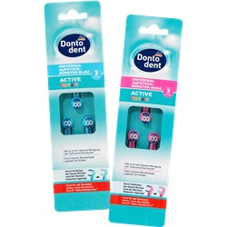 Dontodent Universal-Aufsteckbürsten Active Young Насадки для электрической зубной щетки Active Young, 3 шт