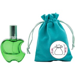 Мешочек бархатный Классика бирюзовый 9*12