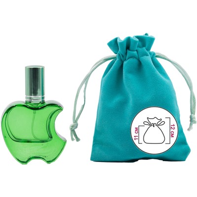 Мешочек бархатный Классика бирюзовый 9*12