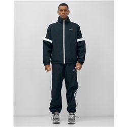 Спортивный костюм мужской весна-лето темно-синего цвета 25736TS