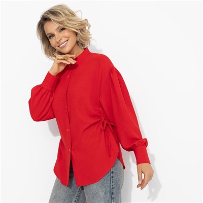 Рубашка с акцентной спинкой и сборками, Невозможно оторваться