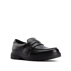 Kids' Leather Slip-On School Shoes (Youth size 3-8)