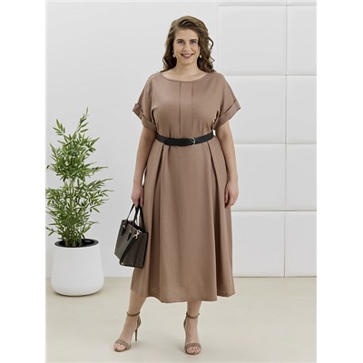 Женское платье Скарлет ПЛ-417 / коричневый