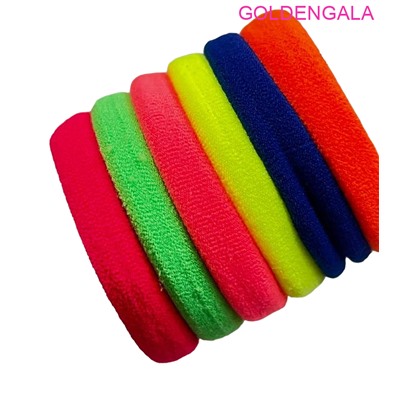 Набор резинок эластичных с украшением качества набор 6 шт 4 см тип 2