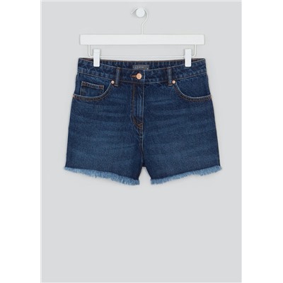 Raw Hem Denim Shorts