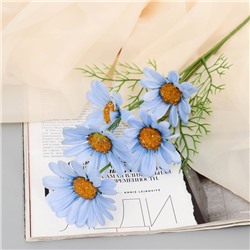 Цветы искусственные «Арктотис», d=3.5 см, h=35 см, голубые