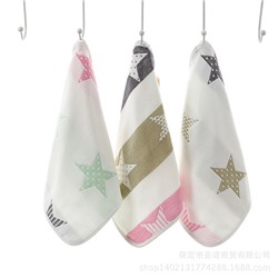 Winter gauze children's eating bib, soft breathable handkerchief