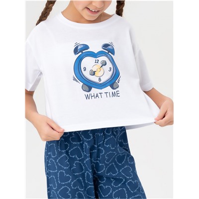 Пижама "Часы" детская девочка