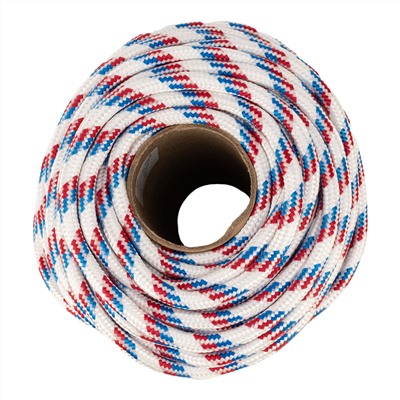 Фал плетеный полипропиленовый с сердечником, 10 мм, L 100 м, 24-прядный, Сибртех