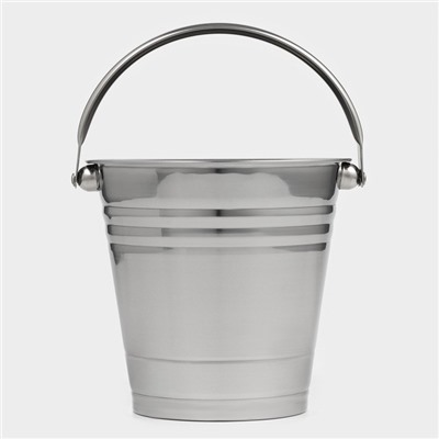 Ведро для льда «Классик», 17×16×15 см, нержавеющая сталь