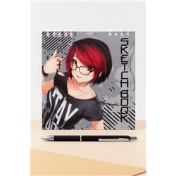 Cкетчбук "Аниме", 145х145 24л