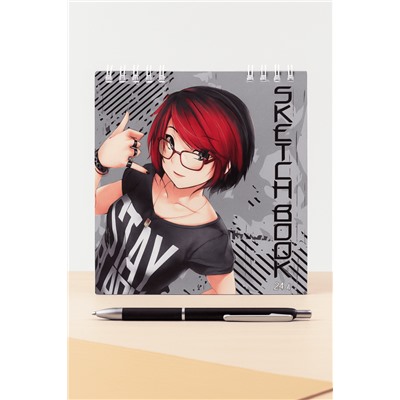 Cкетчбук "Аниме", 145х145 24л