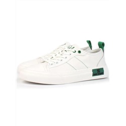 03-0106-10 WHITE Полуботинки спортивные мужские (натуральная кожа)