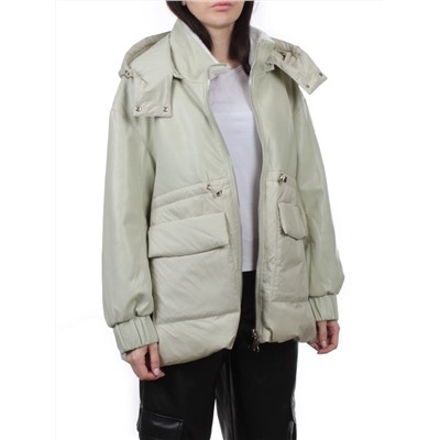 H24-210 LT. OLIVE Куртка демисезонная женская (100 гр. холлофайбер)