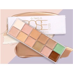 Консилер O.TWO.O Rose Gold 12 Camouflage Cream Palette 30 g