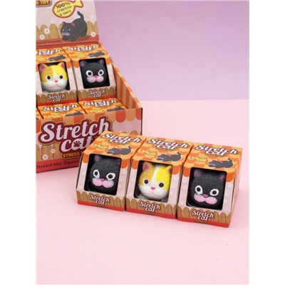 Мялка - антистресс «Soft cat», шоубокс 12 шт.