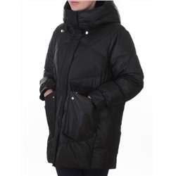 EB2819 BLACK Куртка зимняя женская (200 гр. холлофайбер)