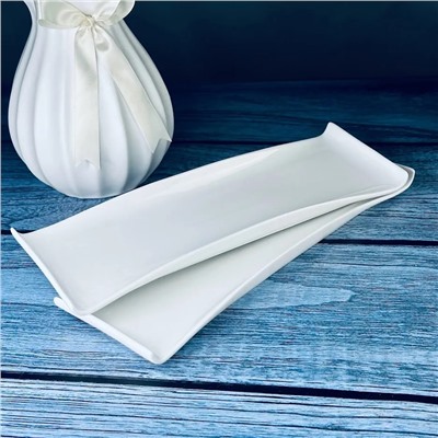 118-028 Набор из 2 прямоугольных блюд 30,5см BIANCO в под.уп.(х24)Фарфор