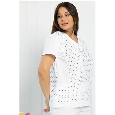 Блуза Ваниль (белая) Б12853-20М