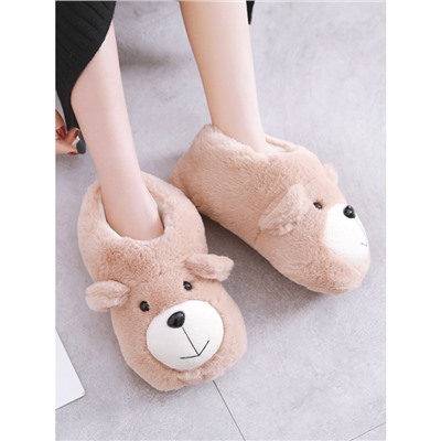 Тапочки «Песики» бежевые