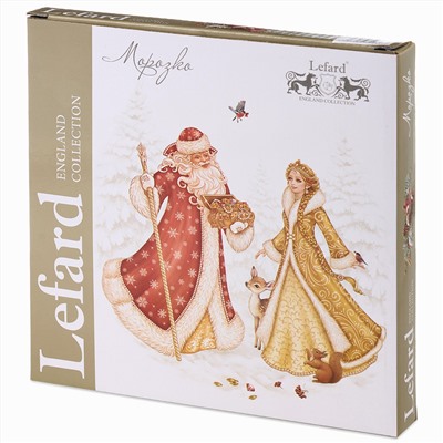 ТАРЕЛКА ЗАКУСОЧНАЯ LEFARD "МОРОЗКО" 20,5 СМ (КОР=18ШТ.)